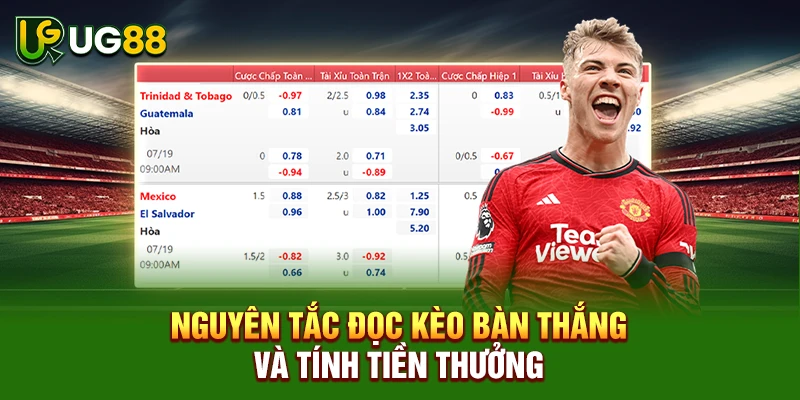 Nguyên tắc đọc kèo bàn thắng và tính tiền thưởng