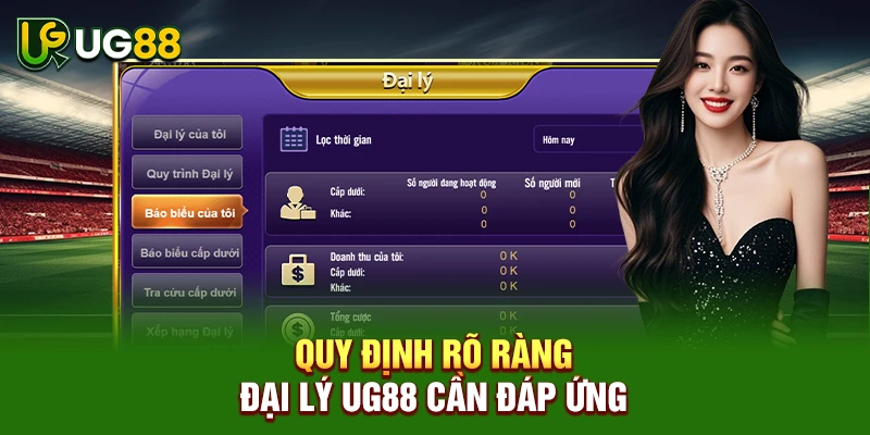 Quy định rõ ràng đại lý UG88 cần đáp ứng